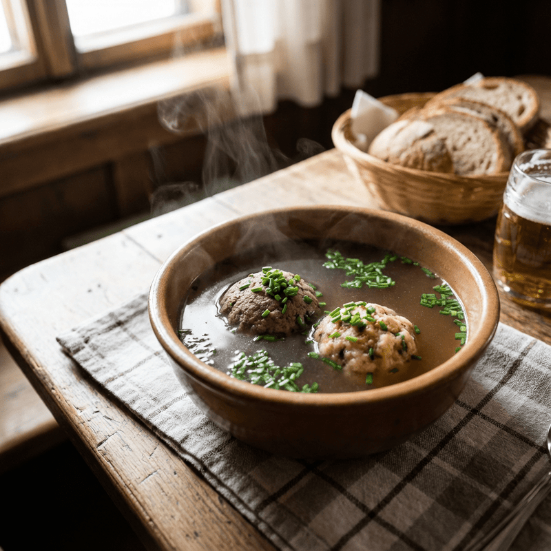 Knödelsuppe wie im Wirtshaus: Leberknödelsuppe & Kaspressknödelsuppe - kumitzbervg.com
