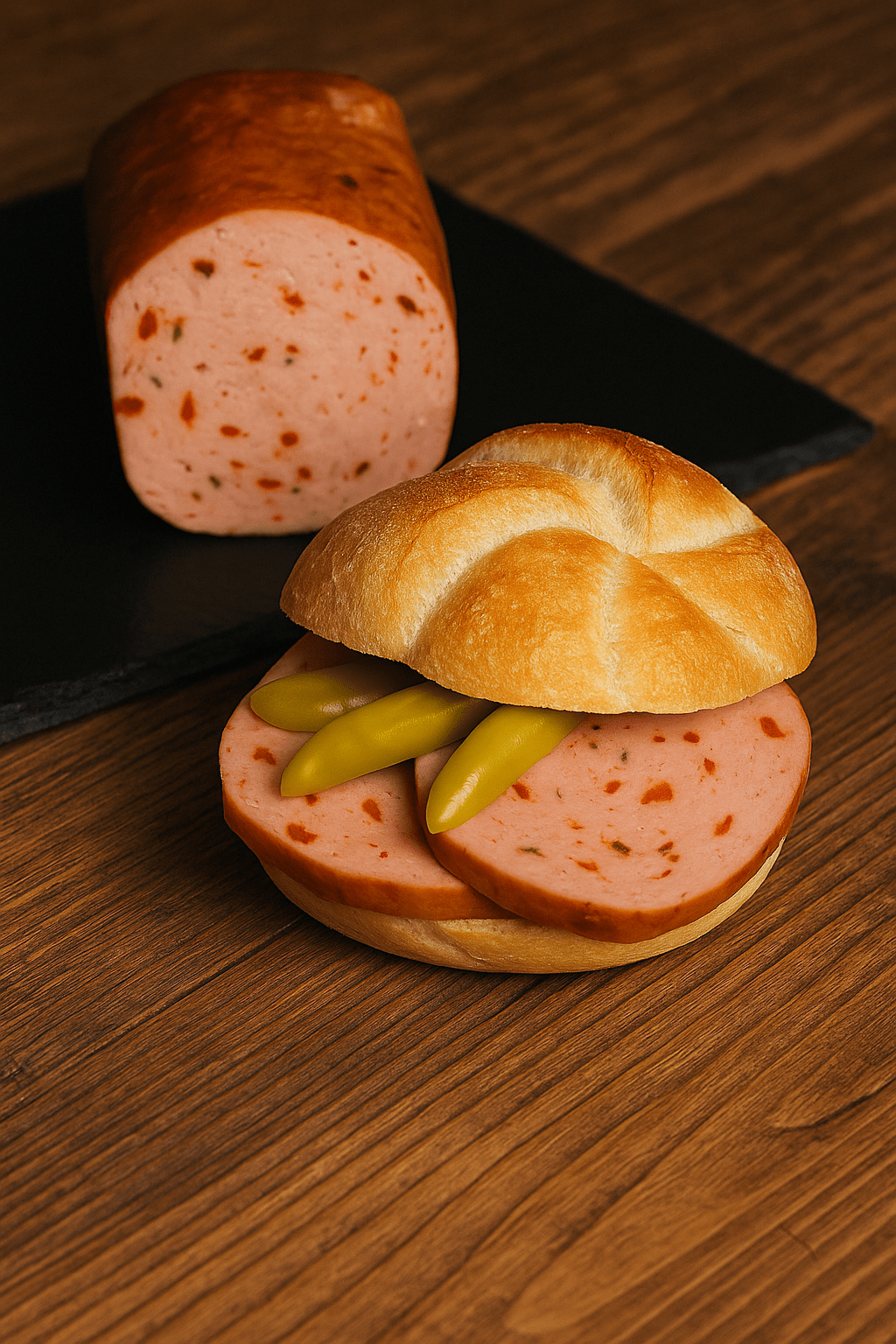 Chili Leberkäse – ca. 500 g | Pikant gewürzt & über Buchenholz geräuchert - kumitzbervg.com