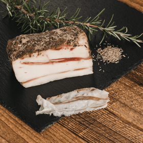Lardo vom Wollschwein – 250 g | Feinwürziger Rückenspeck aus Österreich - kumitzbervg.com