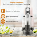 LunaVida Elara Wassersprudler – Sprudelwasser selbst gemacht, inkl. 1-L-Flasche (Schwarz) - kumitzbervg.com