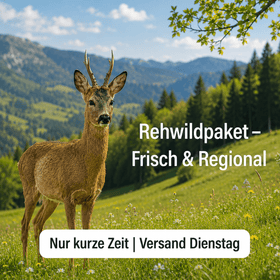 Rehfleischpaket 3kg – zart, fein & aus freier Wildbahn 3kg - kumitzbervg.com