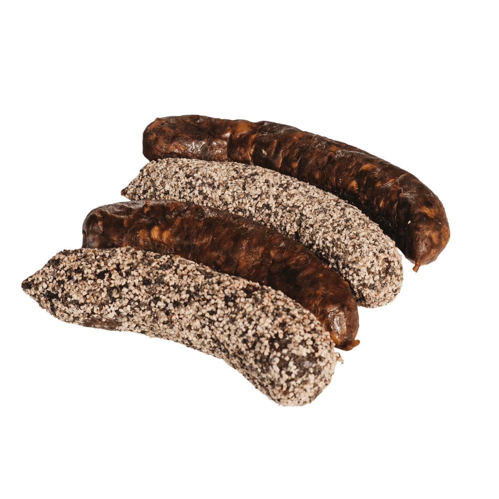 Wilde Hauswürstl – Pfeffer & Classic Mix ca. 160 g | Geräucherte Wildwurst für die Jause - kumitzbervg.com